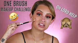 one brush makeup challenge you
