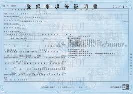 The certificate of registration has only one page. Japanese Registration Certificate Japanese Car History Check