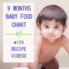 indian baby food chart with recipe s
