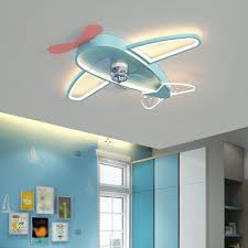 Modern Airplane Ceiling Fan Light 4