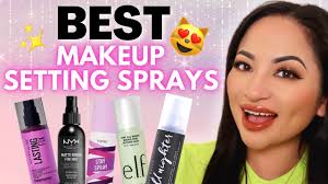 best makeup setting sprays for oily