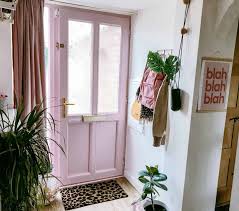 warmer with a simple front door curtain