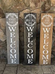 Porch Welcome Sign