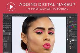 how to add digital makeup in photo