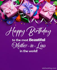 happy birthday wishes for mother in law