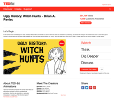 Salem witch hunts began with two young girls betty and abigail. Salem Witch Trials Lesson Plans Worksheets Lesson Planet