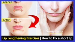 3 lip lengthening exercises fix a