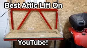 garage attic lift construction you