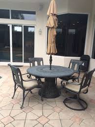 hanamint solid wrought iron patio