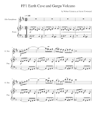 Final fantasy earth cave map. Final Fantasy I Nes Earth Cave And Gurgu Volcano Sheet Music For Piano Saxophone Alto Mixed Duet Download And Print In Pdf Or Midi Free Sheet Music For Gurgu Volcano