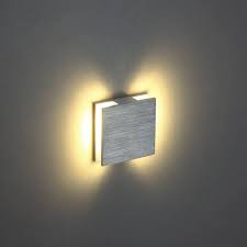Square 1 Watt Recessed Led Wall Light