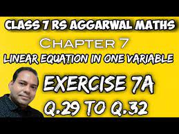 Class 7 Rs Aggarwal Maths