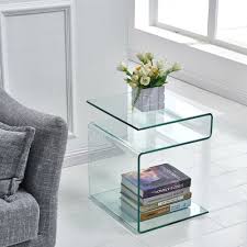 End Table Living Room Furniture Clear