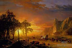 Albert Bierstadt : Emigrants Crossing The Plains 1867 Canvas - Etsy Polska