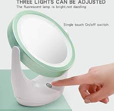 5x magnifying lighted makeup 360 degree