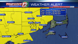 The tornado warning is expected to remain in effect until 11:45 p.m. Weather Alert Severe Thunderstorm Watch Issued Wpri Com