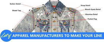 top clothing manufacturers garment