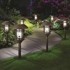 8 Pack Large Solar Pathway Lights
