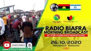 We did not find results for: Mazi Nnamdi Kanu Latest Morning Broadcast Today 26 Oct 2020 Youtube