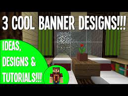 3 cool banner designs minecraft