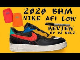 Geometric patterned print makes its way onto the inner liner, laces and tongue tag.?the nike air force 1 low black history month will release on february 11, 2012. 2020 Bhm Nike Air Force 1 Low Black History Sneaker Review Sizing Blackhistorymonth Youtube