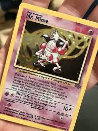 Its gestures and motions convince watchers that something unseeable actually exists. Mr Mime Holo Pokemon Card Ebay