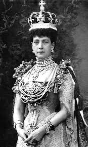 queen alexandra and face enameling