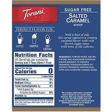 torani sugar free salted caramel syrup