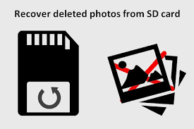 to recover deleted photos from sd card