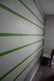 Painted Stripes On Wall Paint Stripes