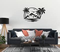 Palm Leaf Wall Art Metal Art Palm Tree