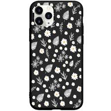 Cute Daisy Wallpaper Black Phone Case