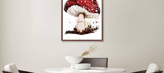 Mushroom Wall Art Canvas Prints