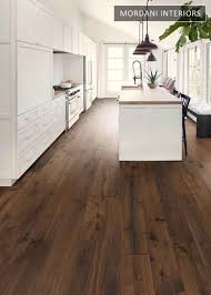 dark engineered wooden flooring