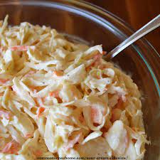 sour cream coleslaw no mayo