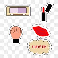 easy makeup drawing png vector psd