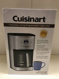 — pay for your order. Cuisinart Dcc 1800 14cup Programmable Coffee Maker Stainless Steel For Sale Online Ebay