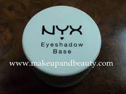 nyx eyeshadow base in white indian