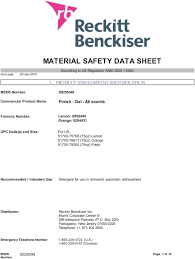 material safety data sheet pdf free