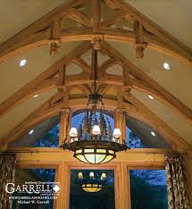 cathedral ceiling arched beams