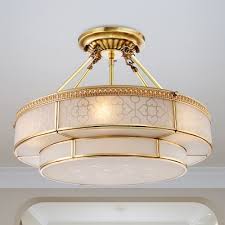 3 bulbs circle ceiling light fixture
