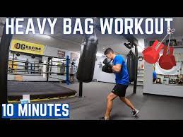 heavy bag workout 10 minute follow