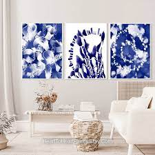Blue Abstract Set Of 12 Posters