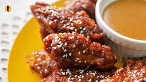 fire wings with y cheese sauce
