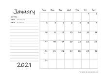 All calendar templates are free, blank, printable and fully editable! Printable 2021 Word Calendar Templates Calendarlabs