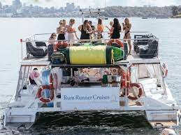 rum runner boat hire sydney harbour