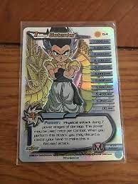 The dragon ball z collectible card game fusion frenzy cards the dragon ball z collectible card game fusion frenzy pack features fusions of several characters. Collectible Card Games Dbz Dragonball Z Ccg Score Gotenks 154 Uber Rare Lvl 1 Unlim 7 Star Toys Hobbies