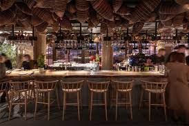 The bar design itself features stellar lighting effects in the open cabinetry and kitchen island. Spicy Nospicy Shortlisted Of 2019 Restaurant Bar Design Awards Interiorzine