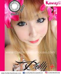 dolly grey cosmetic contact lens