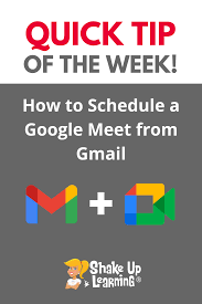 schedule a google meet from gmail